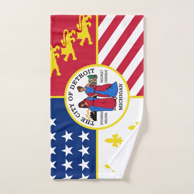 Flag Detroit, Handtuch von Michigan (Handtuch)