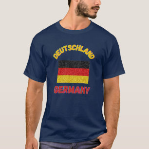 Flag Deutschland Deutsch Original Sportfankclub T-Shirt