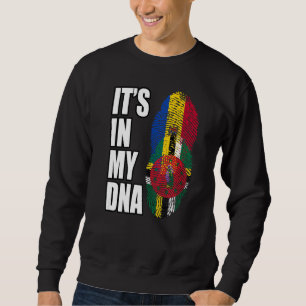 Flag Dominica und moldawische DNA-Mischung Sweatshirt