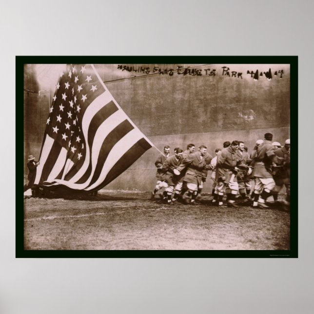 Flag Ebbets Park Baseball 1914 Poster (Vorne)