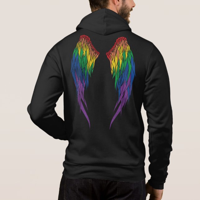 Flag - Engel Wings Hoodie (Rückseite)