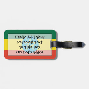 Flag Ethiopia Easy ID Personal Gepäckanhänger