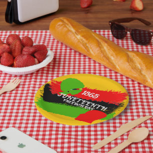 Flag-Feier des 18. Jubiläums 1865 Party Pappteller