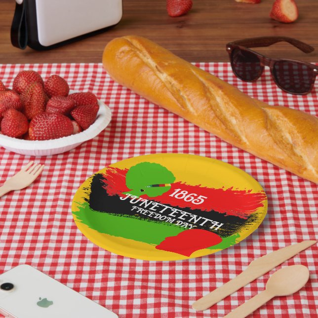 Flag-Feier des 18. Jubiläums 1865 Party Pappteller (Picknick)