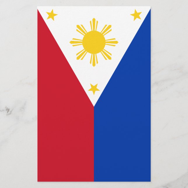 Flag Filipino Flag Philippinen Flyer (Vorne)