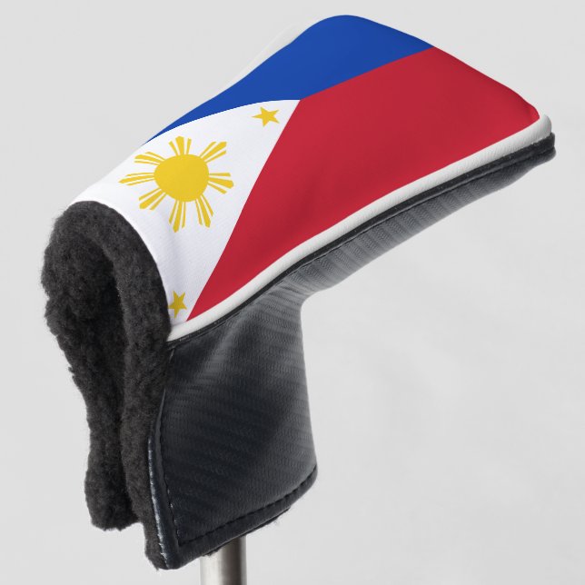 Flag Filipino Flag Philippinen Golf Headcover (3/4 Vorderseite)