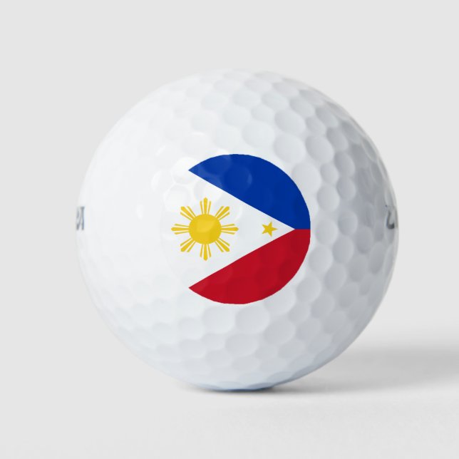 Flag Filipino Flag Philippinen Golfball (Vorderseite)