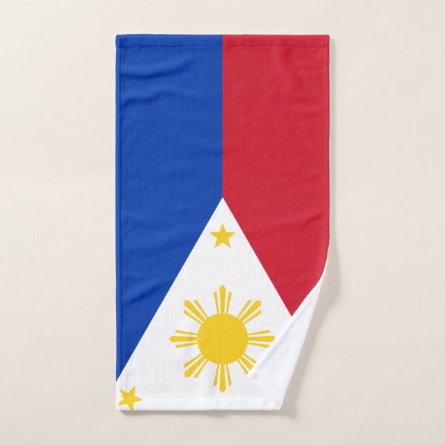 Flag Filipino Flag Philippinen Handtuch (Handtuch)