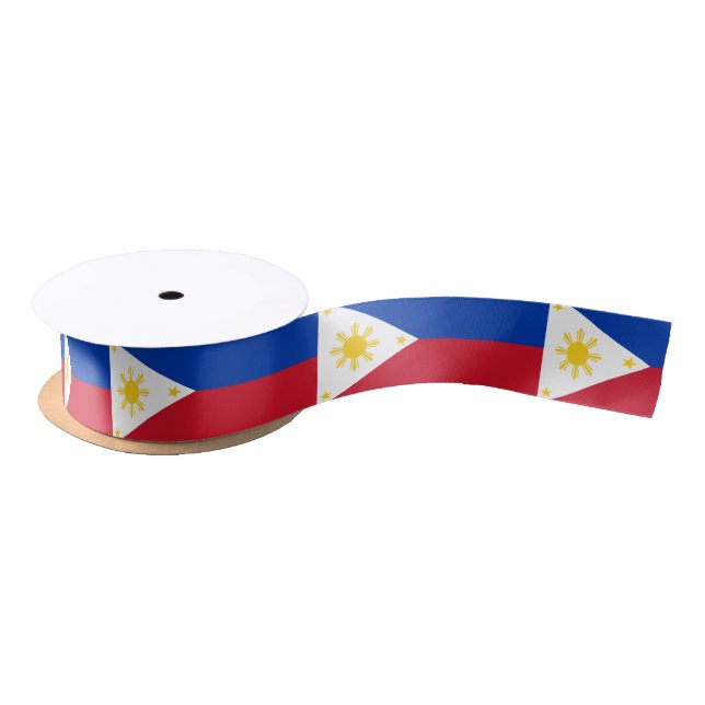Flag Filipino Flag Philippinen Satinband (Spule)