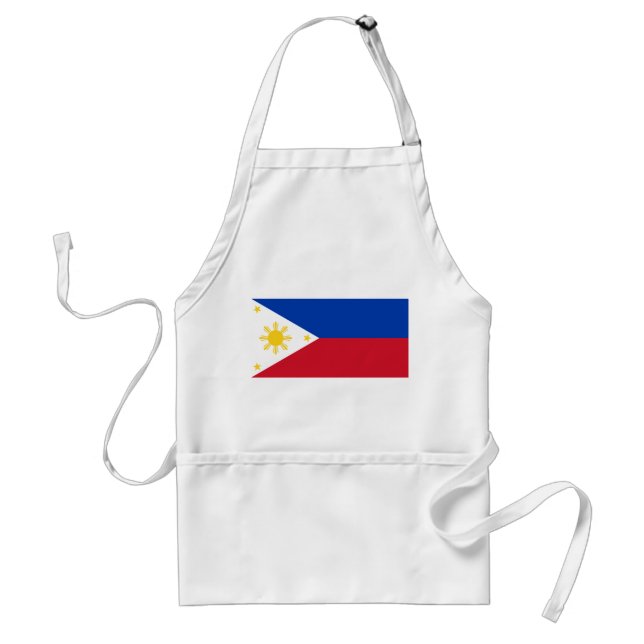 Flag Filipino Flag Philippinen Schürze (Vorne)