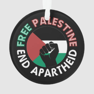Flag Fist Black, die Fahne der Apartheid-Fahne des Ornament