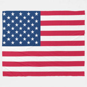 Flag Fleece Blanket United States of America
