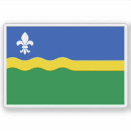 Flag Flevoland, Niederlande Aufkleber