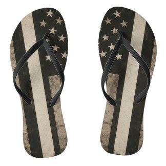 Flag-Flops mit dünner weißer Linie Flip Flops