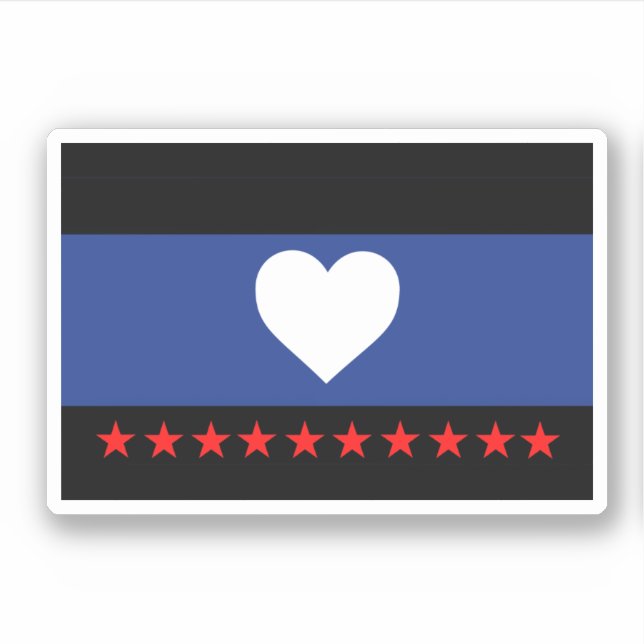 Flag "Foot Pride" Aufkleber (Vorderseite)