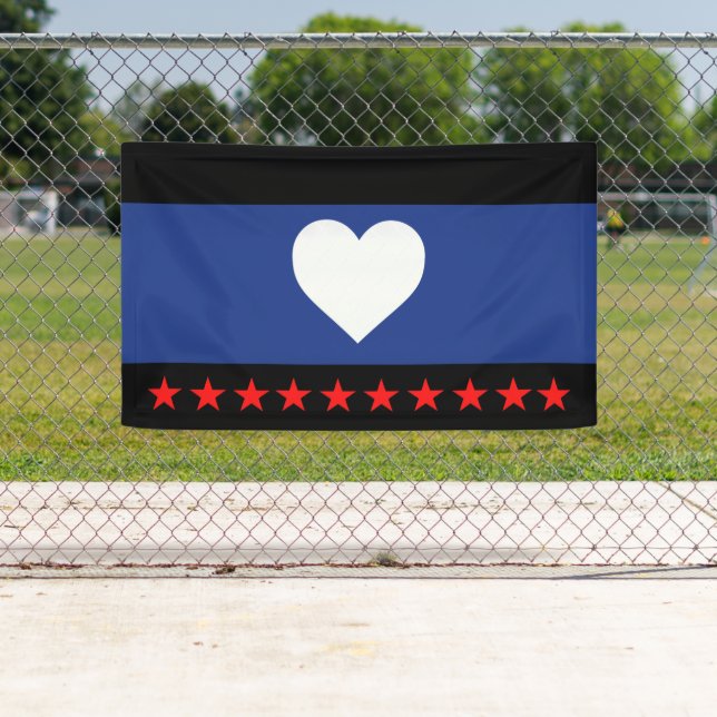 Flag "Foot Pride" Banner (Insitu)