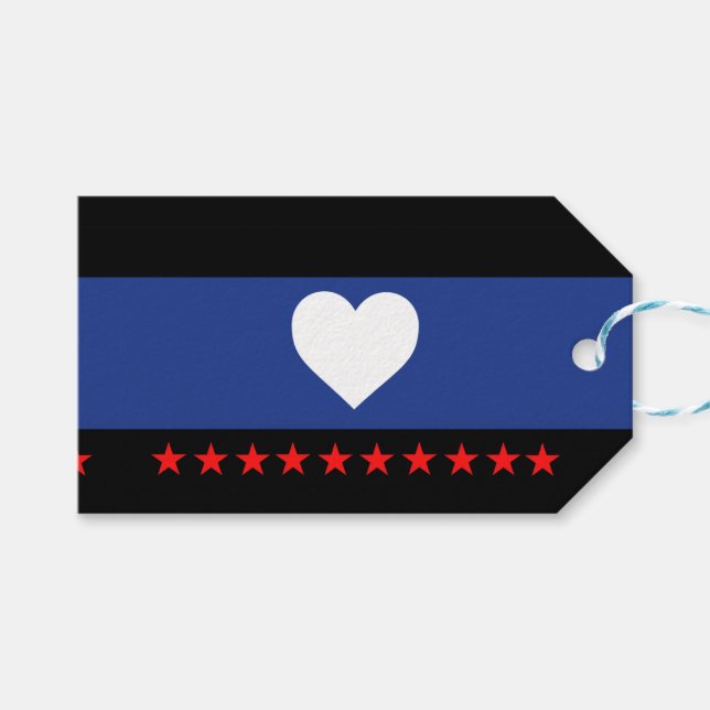 Flag "Foot Pride" Geschenkanhänger (Vorderseite (Horizontal))