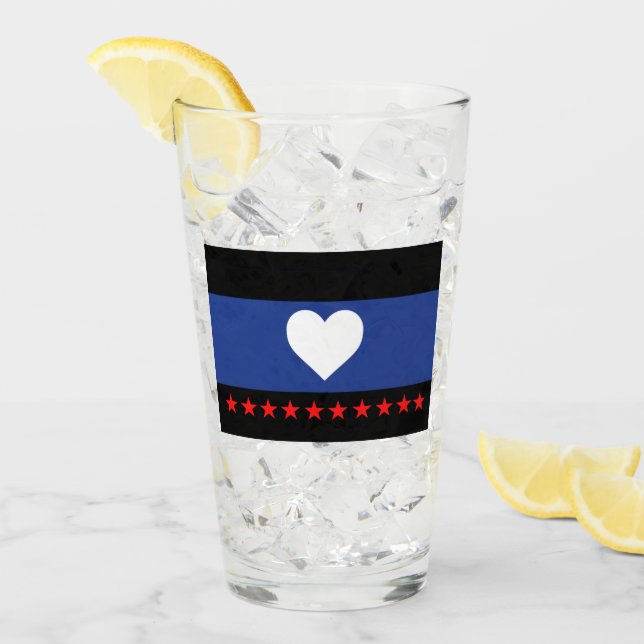 Flag "Foot Pride" Glas (Vorderseite Ice)