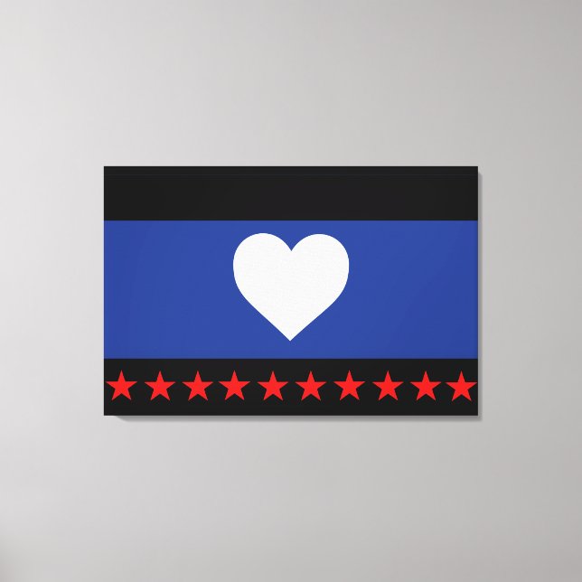 Flag "Foot Pride" Leinwanddruck (Vorderseite)