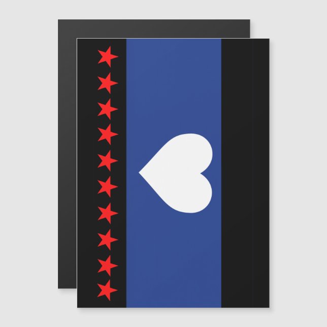 Flag "Foot Pride" Magneteinladung (Vorne/Hinten)