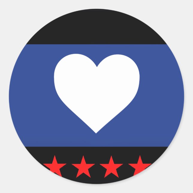 Flag "Foot Pride" Runder Aufkleber (Vorderseite)