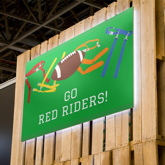 Flag Football Banquet Ende der Saison Party Banner (Von Creator hochgeladen)