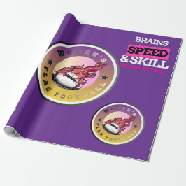 Flag Football Hype Geschenkpapier
