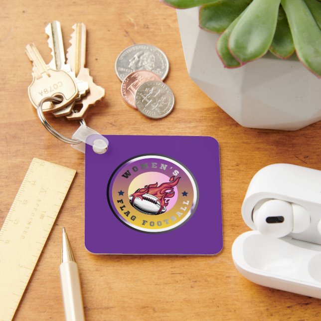 Flag Football Hype  Schlüsselanhänger (Schreibtisch)