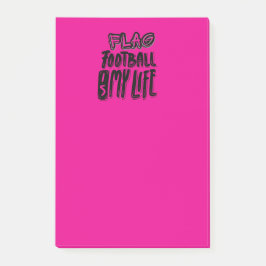 Flag Football Is My Life  Post-it Klebezettel