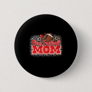 Flag Footll Mama Shirt Proud Mama Llers Leopard s Button