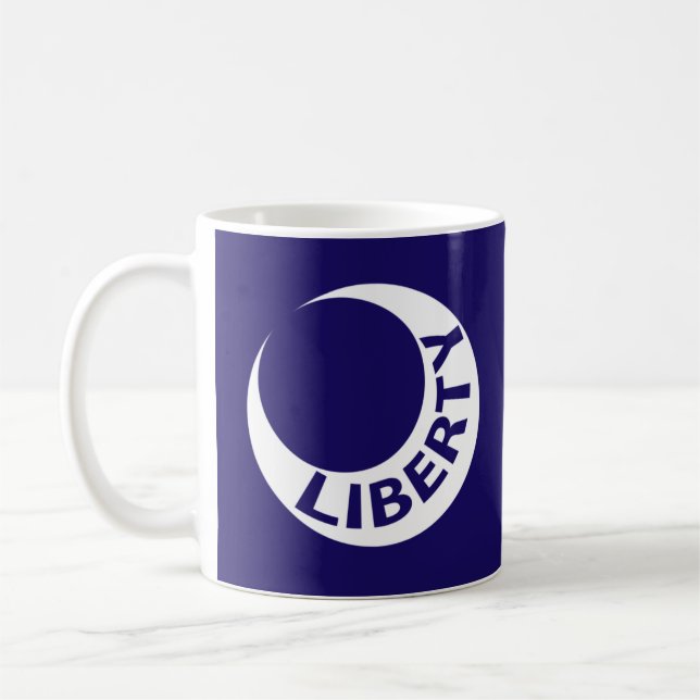 Flag Fort Moultrie, South Carolina Tasse (Links)