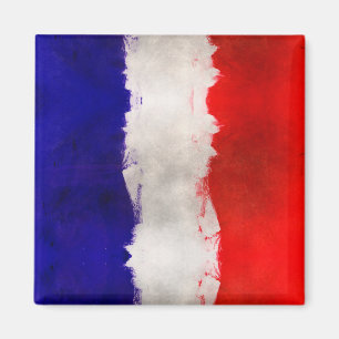 Flag France Artistic, Französisch Flag Magnet