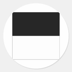 Flag Freiburg Runder Aufkleber