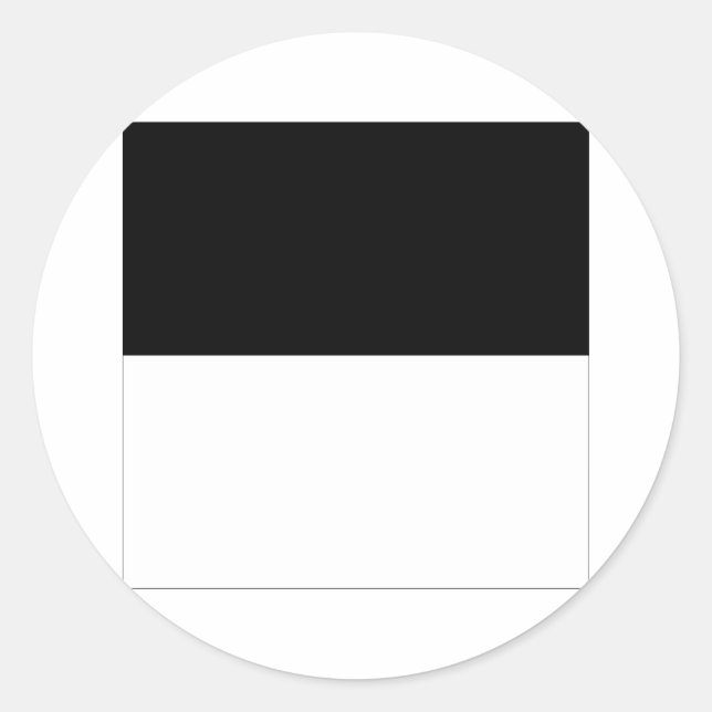 Flag Freiburg Runder Aufkleber (Vorderseite)