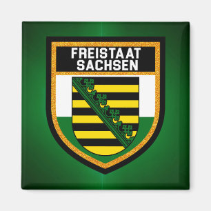 Flag Freistaat Sachsen Magnet