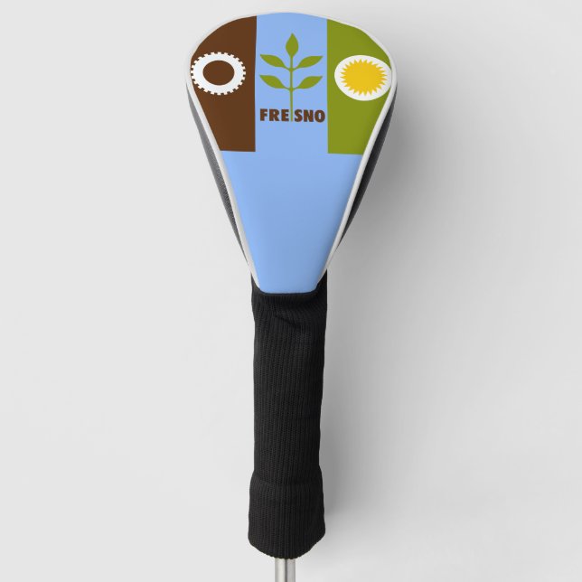 Flag Fresno Golf Head Cover Headcover (Vorderseite)