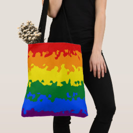 Flag Funky Boho Abstrakt Gay Rainbow Mosaic Pride