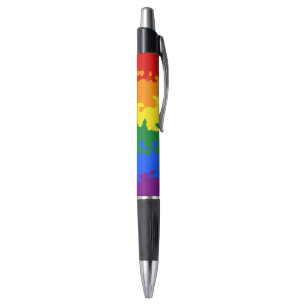 Flag Funky Boho Abstrakt Gay Rainbow Mosaic Pride Kugelschreiber