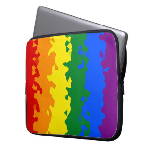 Flag Funky Boho Abstrakt Gay Rainbow Mosaic Pride Laptopschutzhülle