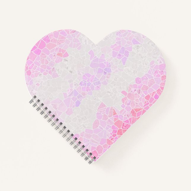 Flag Funky Boho Abstrakt Mosaik Pomosexuelle Notizbuch (Vorderseite)
