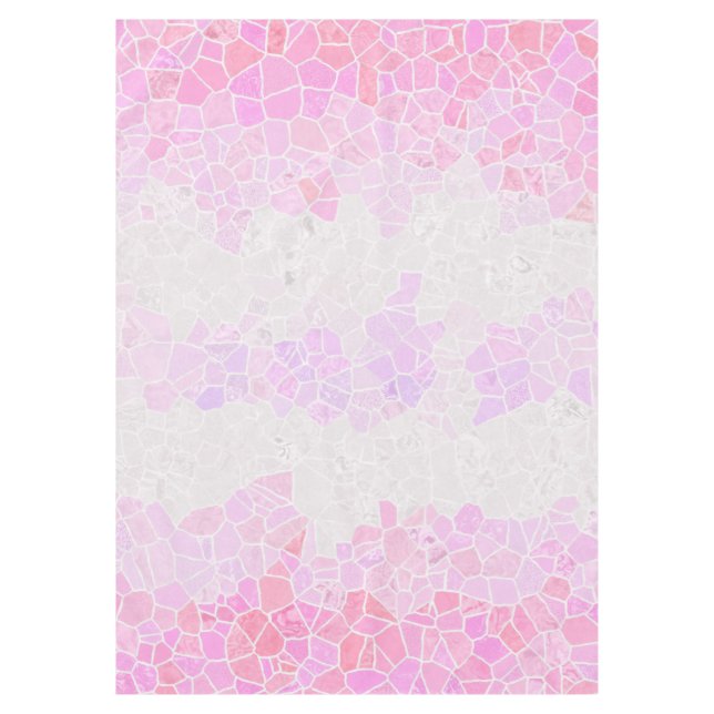 Flag Funky Boho Abstrakt Mosaik Pomosexuelle Tischdecke (Vorderseite)