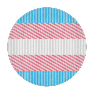 Flag "Funky Boho Stripe Abstrakt Transgender Pride Schneidebrett