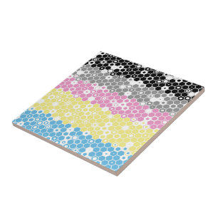 Flag "Funky Geometric Mod Abstrakt Polygender Pril Fliese