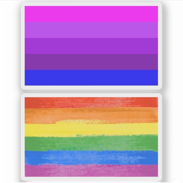 Flag für alternative Transgender-Priese Aufkleber (Vorderseite)