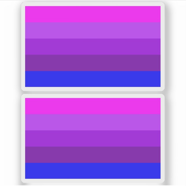 Flag für alternative Transgender-Priese Aufkleber (Vorderseite)