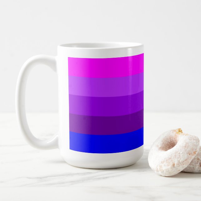 Flag für alternative Transgender-Priese Kaffeetasse (Mit Donut)