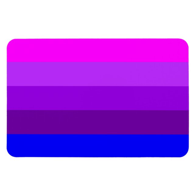 Flag für alternative Transgender-Priese Magnet (Horizontal)