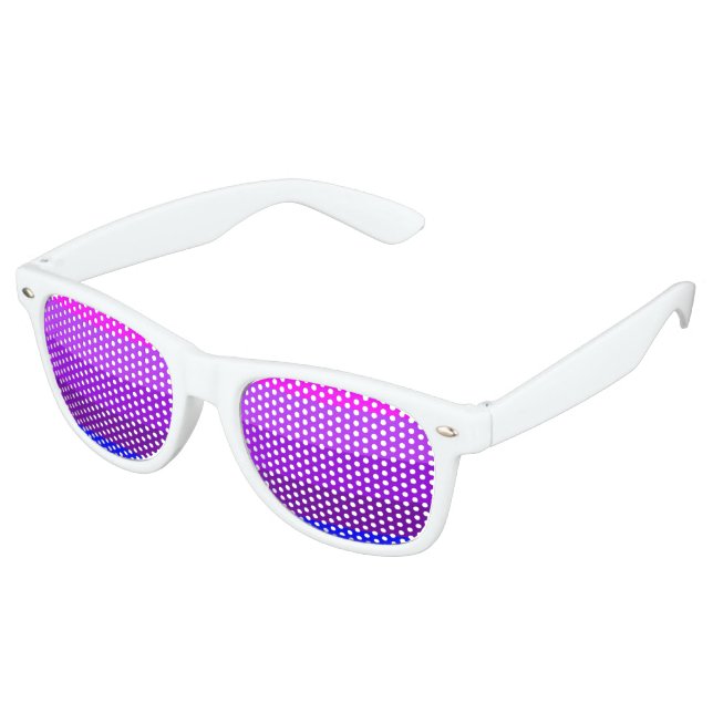 Flag für alternative Transgender-Priese Partybrille (Schrägansicht)