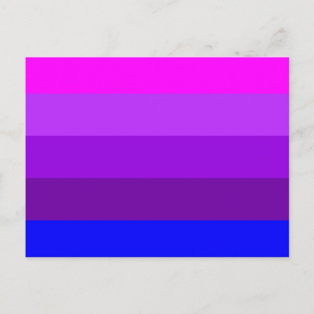 Flag für alternative Transgender-Priese Postkarte (Vorderseite)