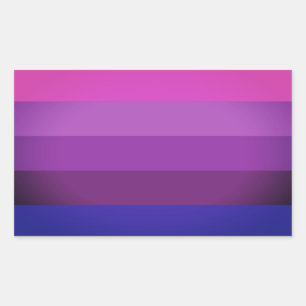 Flag für alternative Transgender-Priese Rechteckiger Aufkleber